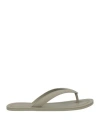 Maison Margiela Woman Thong Sandal Grey Size 8 Rubber