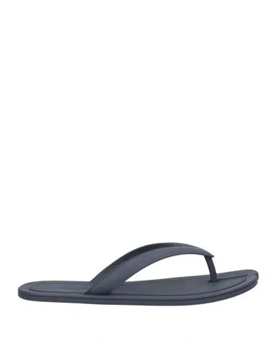 Maison Margiela Woman Thong Sandal Midnight Blue Size 9 Rubber