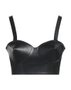 Maison Margiela Latex Top With Bullet Cups In Black
