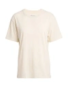 Maison Margiela Woman T-shirt Ivory Size M Cotton In Neutral