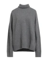 Maison Margiela Woman Turtleneck Grey Size Xl Wool