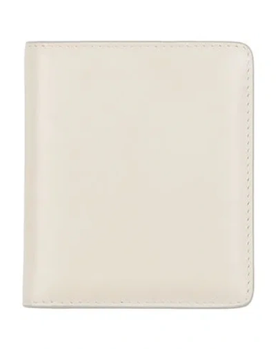 Maison Margiela Woman Wallet Light Grey Size - Soft Leather