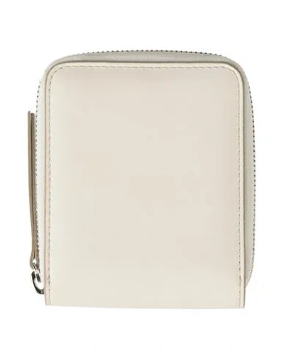 Maison Margiela Woman Wallet White Size - Leather