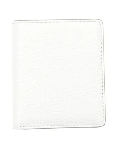 Maison Margiela Woman Wallet White Size - Bovine Leather