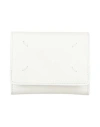 Maison Margiela Woman Wallet White Size - Soft Leather