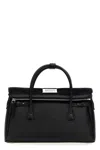 Maison Margiela Shoulder Bag With Detachable Strap And Top Handles In Black