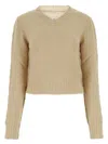 Maison Margiela Beige Hemp Sweater