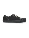 Maison Margiela Women Black Cotton Canvas Tabi Sneakers