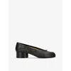 MAISON MARGIELA MAISON MARGIELA WOMEN'S BLACK TABI BALLERINA SPLIT-TOE LEATHER HEELED SHOES