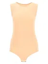 Maison Margiela Second Skin Sleeveless Lycra Bodysuit In Nude & Neutrals