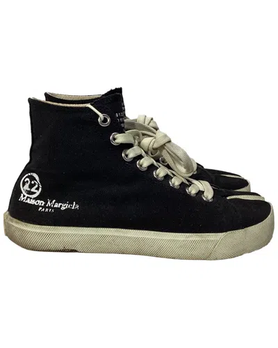 Maison Margiela Women's Canvas Tabi Vandal High-top Sneaker (authentic Pre-  Loved) In Black