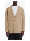 Maison Margiela Cappuccino Wool Cardigan In Neutral
