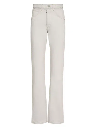 MAISON MARGIELA WOMEN'S CHALK DENIM JEANS
