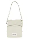 Maison Margiela Chalk Leather And Fabric 5ac Bucket Bag