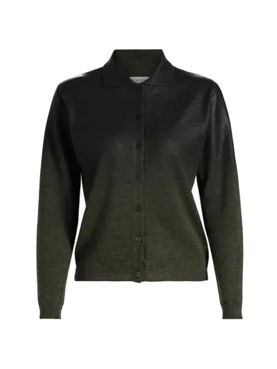 Maison Margiela Women's Wool-blend Collared Cardigan In Multi