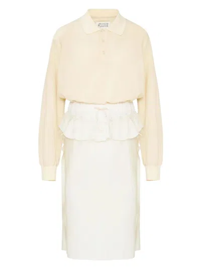 MAISON MARGIELA WOMEN'S COTTON SILK DRESSES