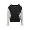 Maison Margiela Woman Top Charcoal Size M Cotton In Black