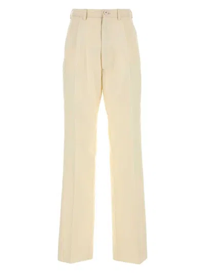 MAISON MARGIELA WOMEN'S CREAM MOHAIR BLEND PANT