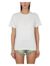 Maison Margiela Crew Neck Plain Design Short Sleeves In White