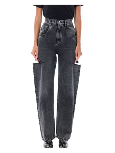 MAISON MARGIELA WOMEN'S CUT-OUT DENIM PANT