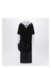 Maison Margiela Women's Decortique Dress With Floral Detail In Black