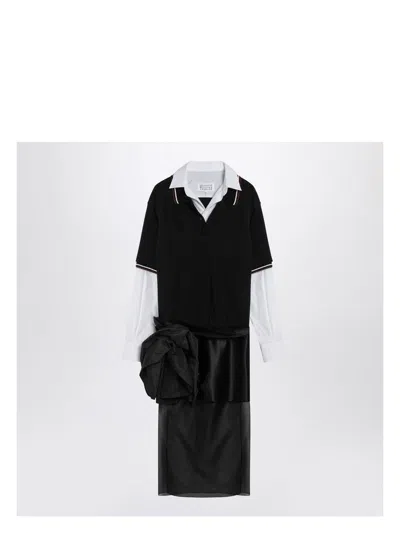 MAISON MARGIELA WOMEN'S DECORTIQUE DRESS WITH FLORAL DETAIL