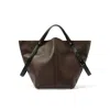 Maison Margiela Women's Dress-age Large Bag In Walnut/black