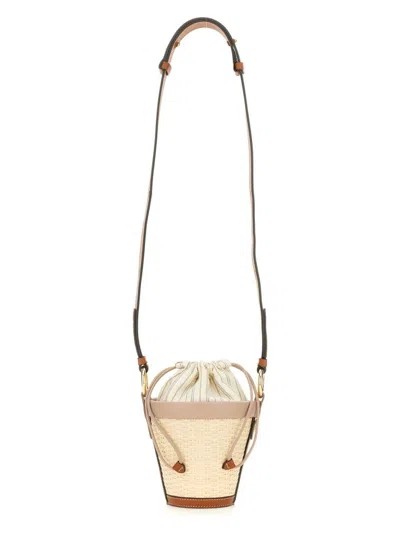Maison Margiela Women's Fire Bucket Bag In Powder