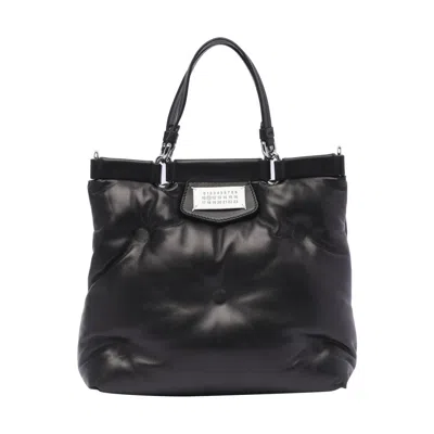 Maison Margiela Women Glam Slam Shopping Small In Black