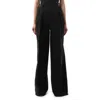 Maison Margiela Women's Heavy Cotton Wide Pants In Black