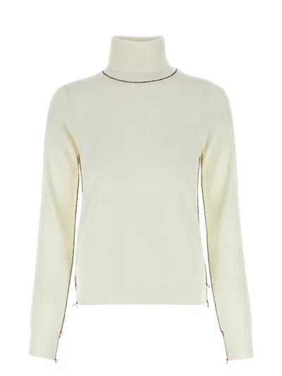 MAISON MARGIELA WOMEN'S IVORY WOOL SWEATER