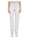 Maison Margiela Chalk Denim Jeans In White