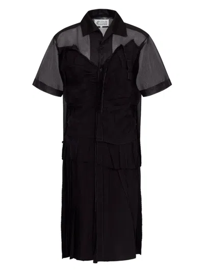 MAISON MARGIELA WOMEN'S LAYERED MIDI DRESS
