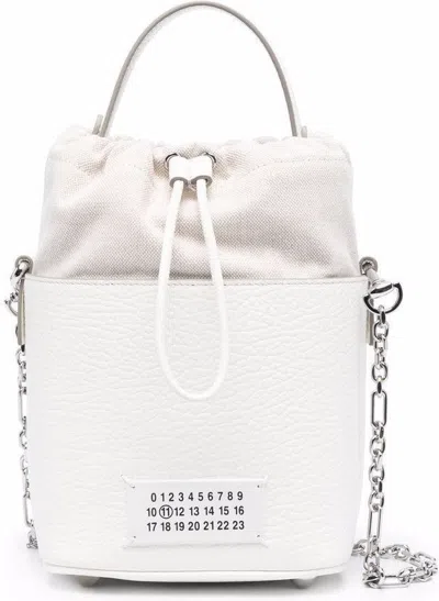 MAISON MARGIELA WOMEN'S LEATHER 5AC BUCKET BAG