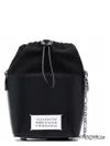 Maison Margiela Women's Leather And Canvas Mini 5ac Bucket Bag