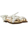 Maison Margiela Women's Leather Mm6 Ankle Strap Sandal (authentic Pre-loved) In White