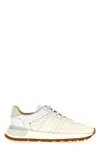 Maison Margiela Leather Sneakers White In White