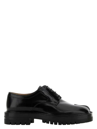 MAISON MARGIELA WOMEN'S LEATHER TABI LACE-UP SHOES