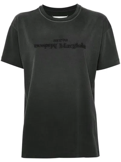 MAISON MARGIELA WOMEN'S LOGO COTTON T-SHIRT
