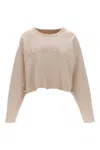 Maison Margiela Women Logo Embroidery Sweatshirt In Pink