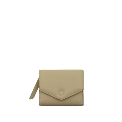 Maison Margiela Women's Logo Patch Tri-fold Wallet