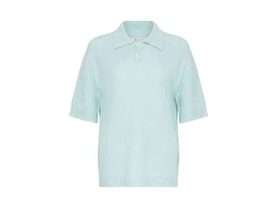 Pre-owned Maison Margiela Women's  Polo Shirt In Light Blue
