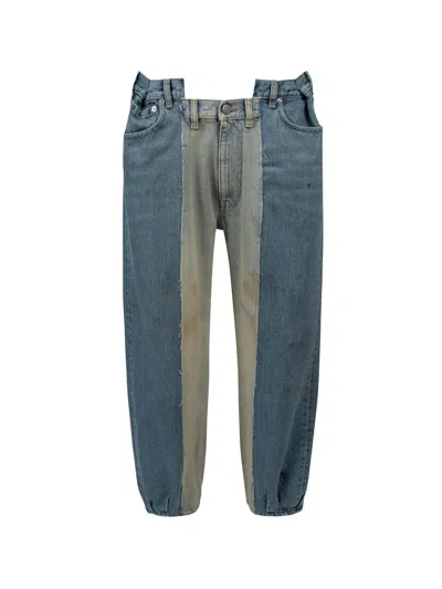 Pre-owned Maison Margiela Women's  Woman Cotton Jeans In Blue