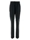 Maison Margiela Women Midnight Blue Mohair Blend Pant