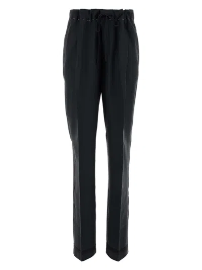 MAISON MARGIELA WOMEN'S MIDNIGHT MOHAIR BLEND PANT
