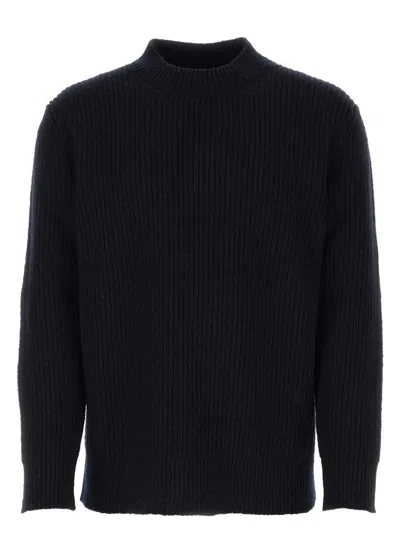 MAISON MARGIELA WOMEN'S MIDNIGHT WOOL BLEND SWEATER