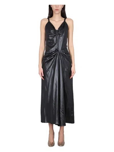 Maison Margiela Women's Moiru00c9 Polyester Dress In Black