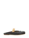 Maison Margiela Women Mule Tabi With Elastic Band In Black