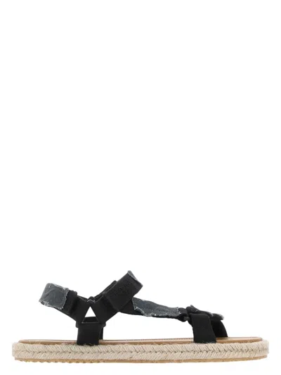 Maison Margiela Women's Multicolor Canvas Trekking Sandals