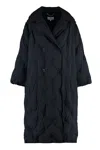 Maison Margiela Padded Double-breasted Coat In Black